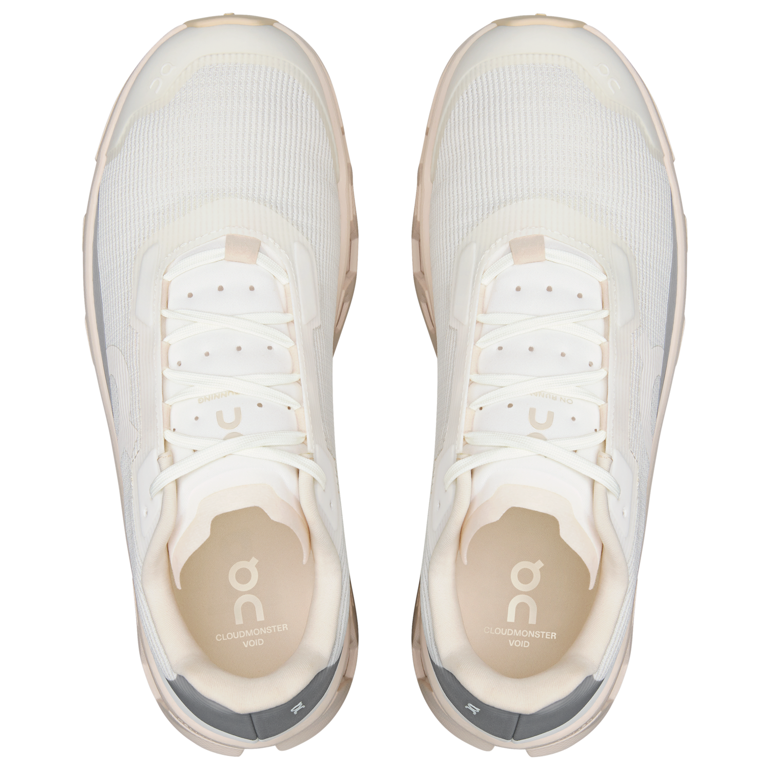 On Cloudmonster Void - Women's - Ivory/Seashell