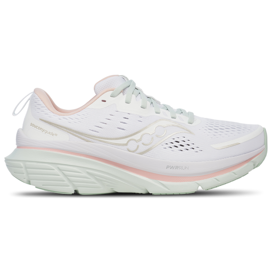 Saucony Guide 18 - Women's - White/Mist/Pink