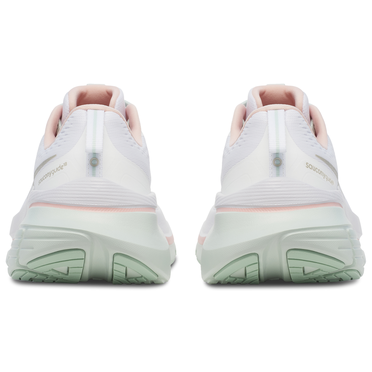 Saucony Guide 18 - Women's - White/Mist/Pink