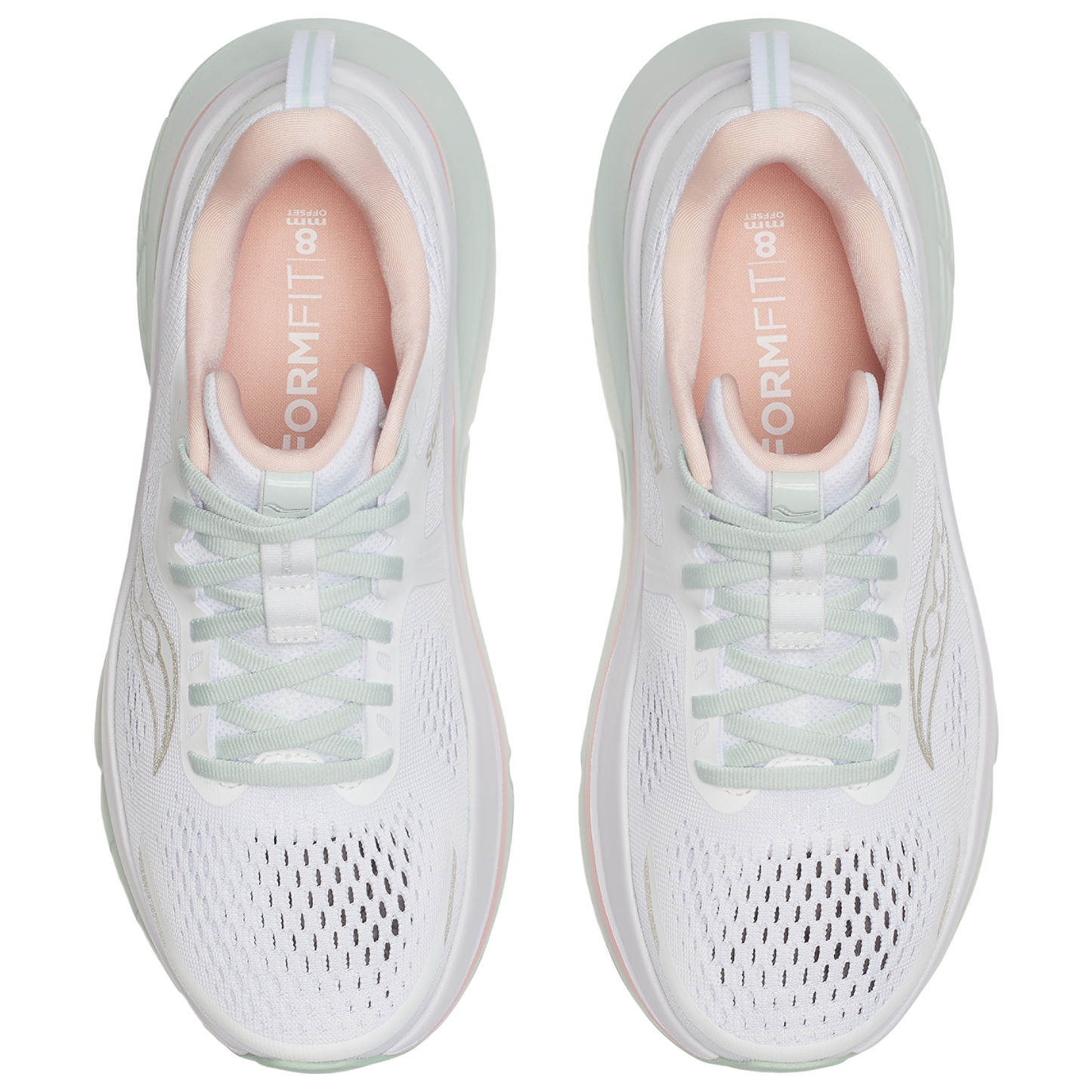Saucony Guide 18 - Women's - White/Mist/Pink