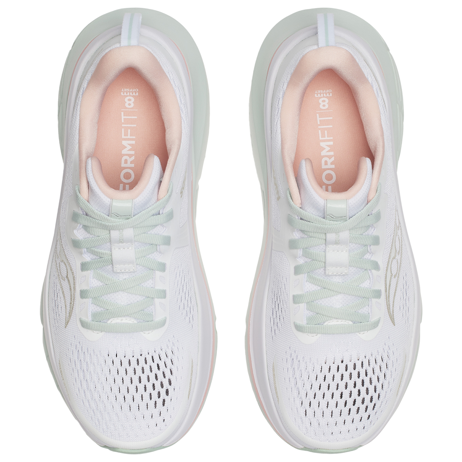 Saucony Guide 18 - Women's - White/Mist/Pink