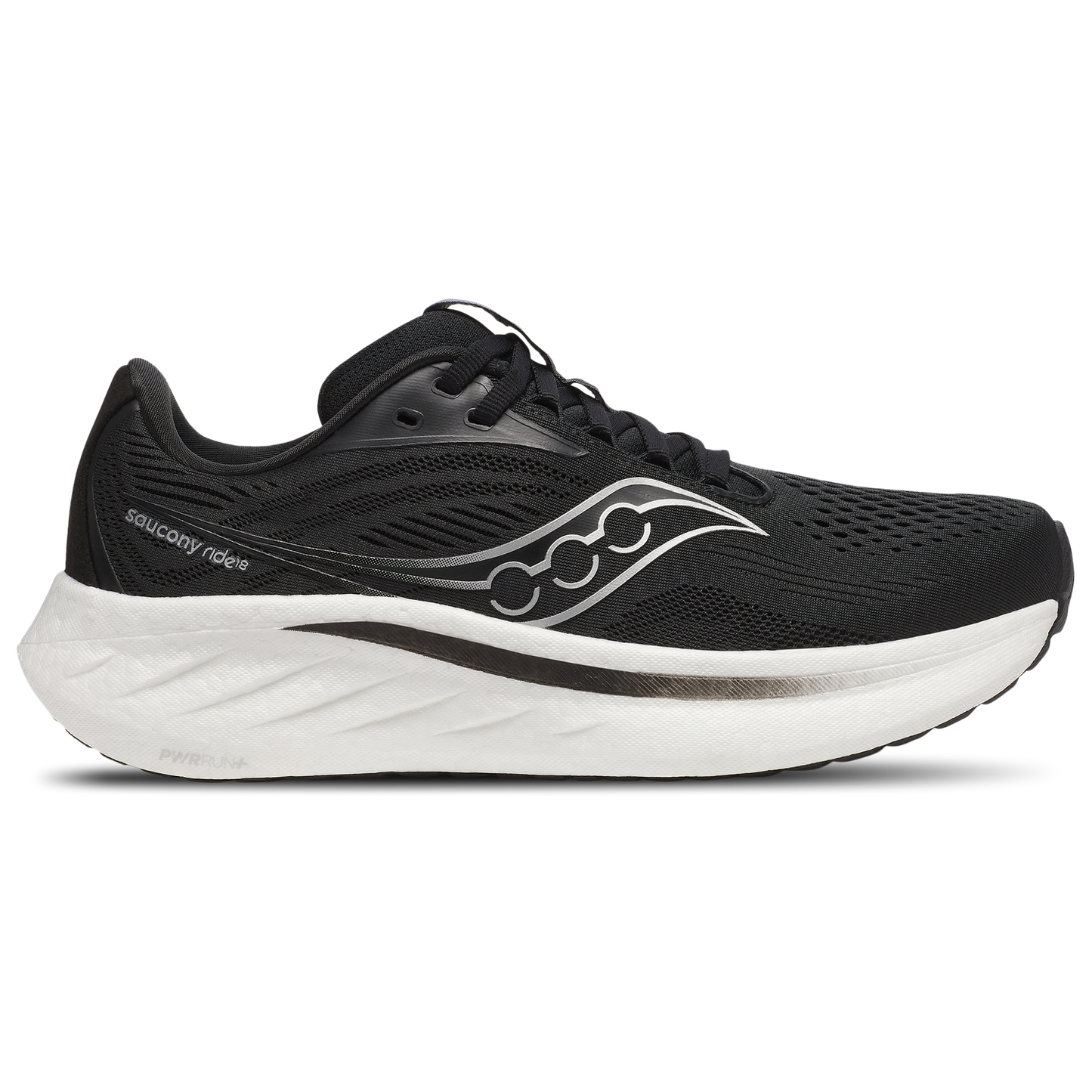 Saucony Ride 18 - Women's - Black/White
