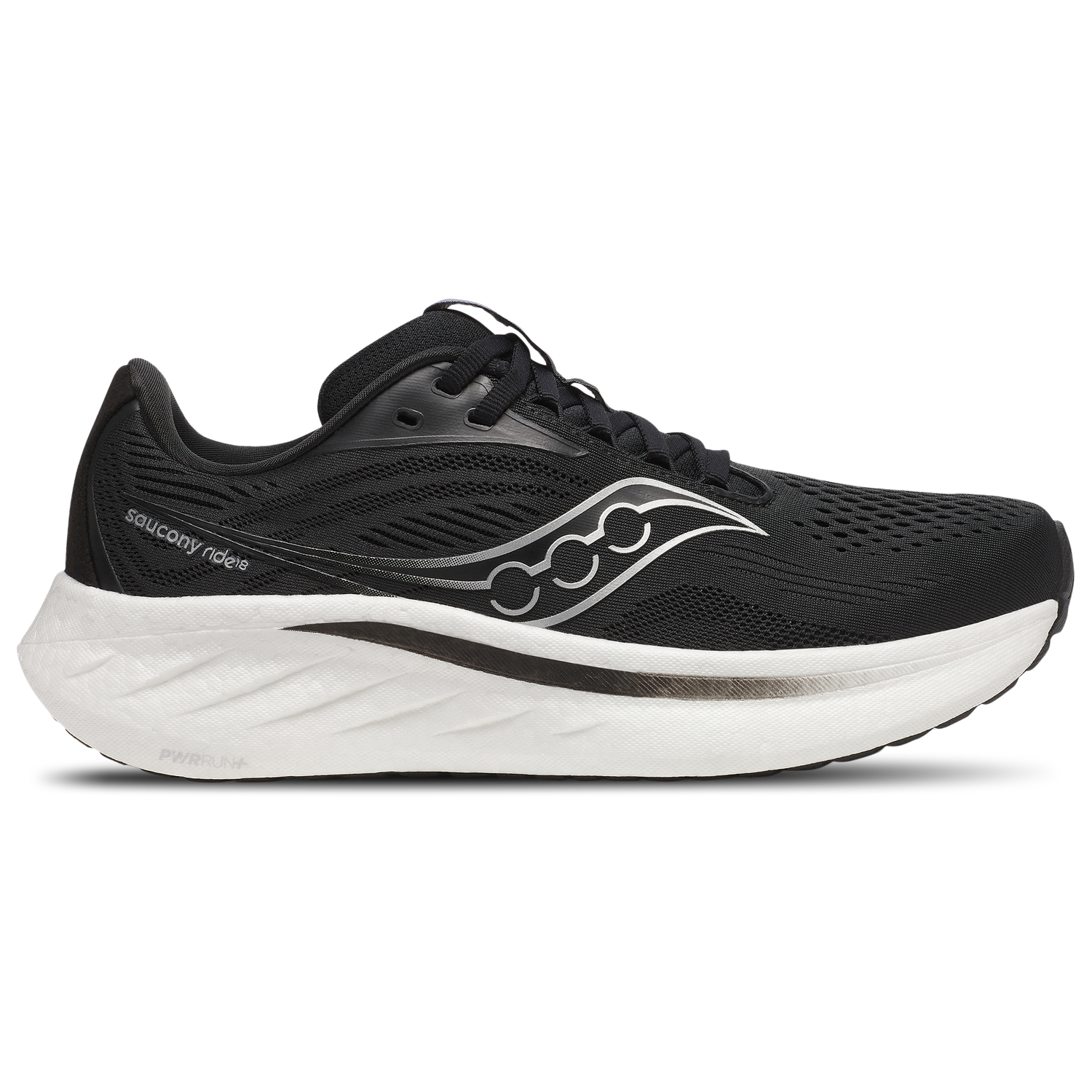 Saucony Ride 18 - Women's - Black/White