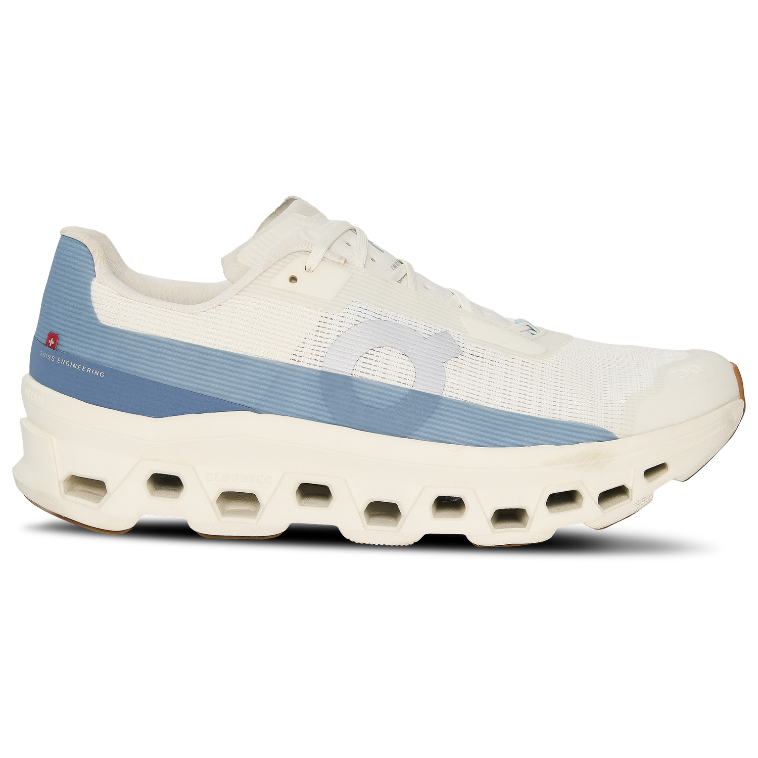 On Cloudmonster Void - Men's - Ivory/Blue