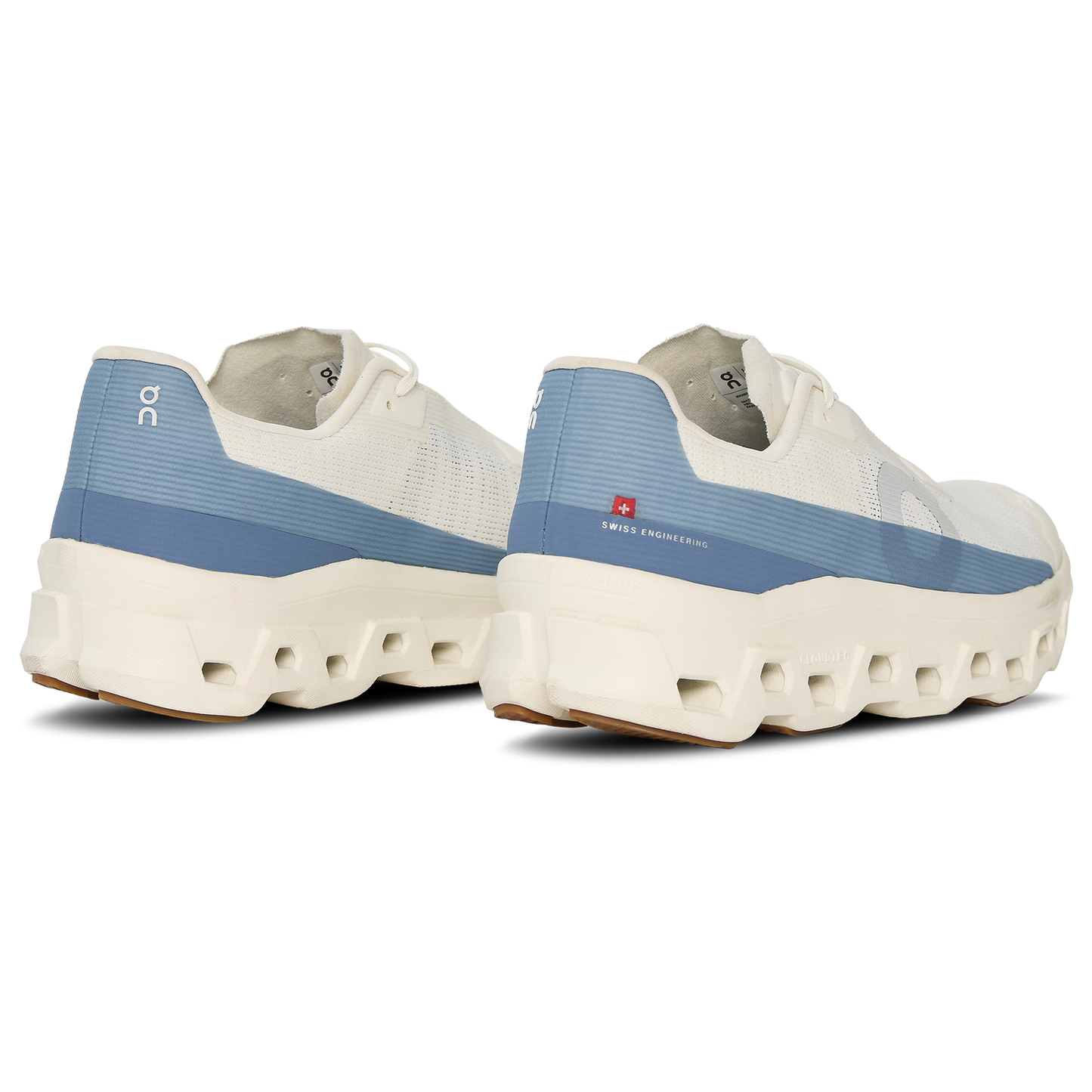 On Cloudmonster Void - Men's - Ivory/Blue