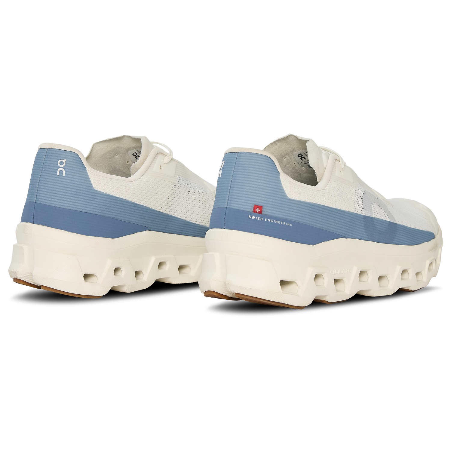 On Cloudmonster Void - Men's - Ivory/Blue