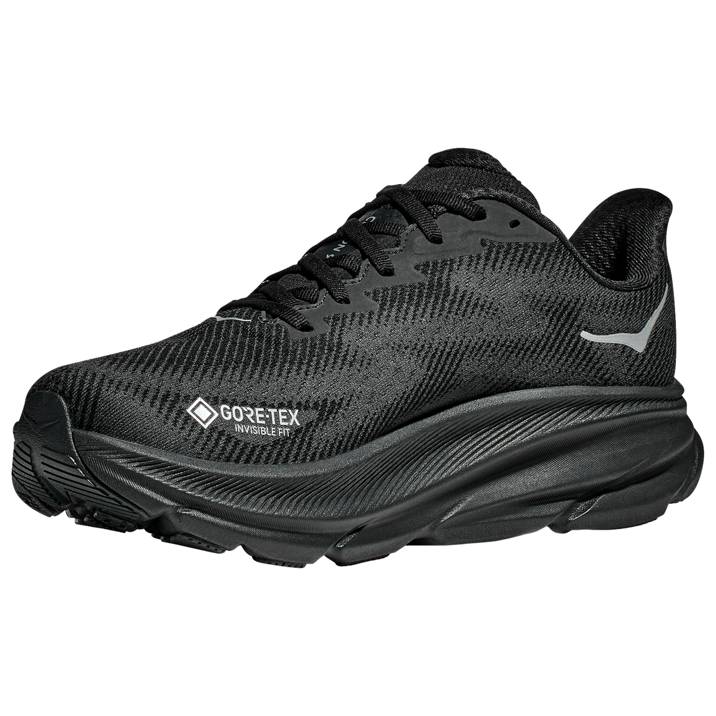 HOKA Clifton 9 GTX - Men's - Black/Black/Black
