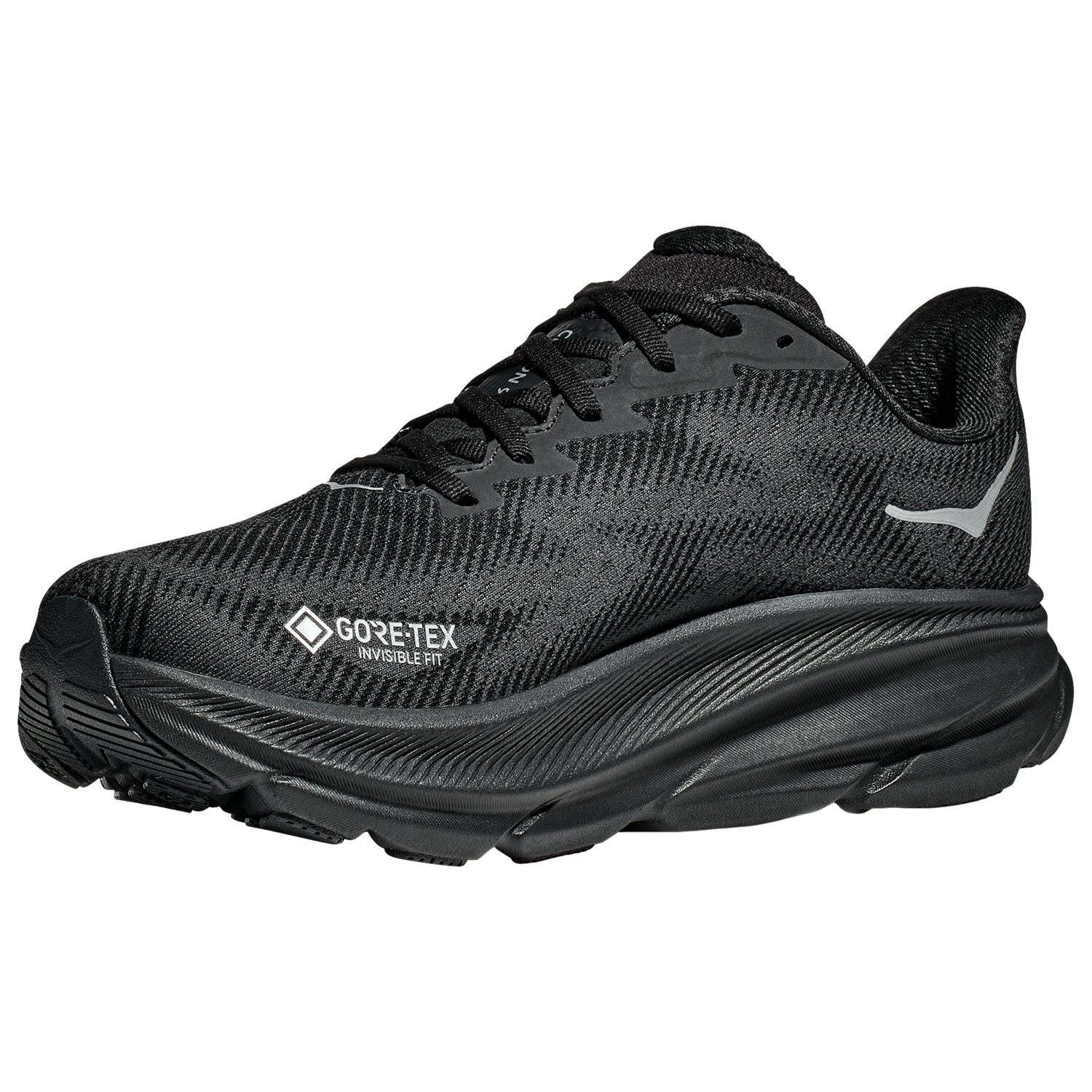 HOKA Clifton 9 GTX - Men's - Black/Black/Black