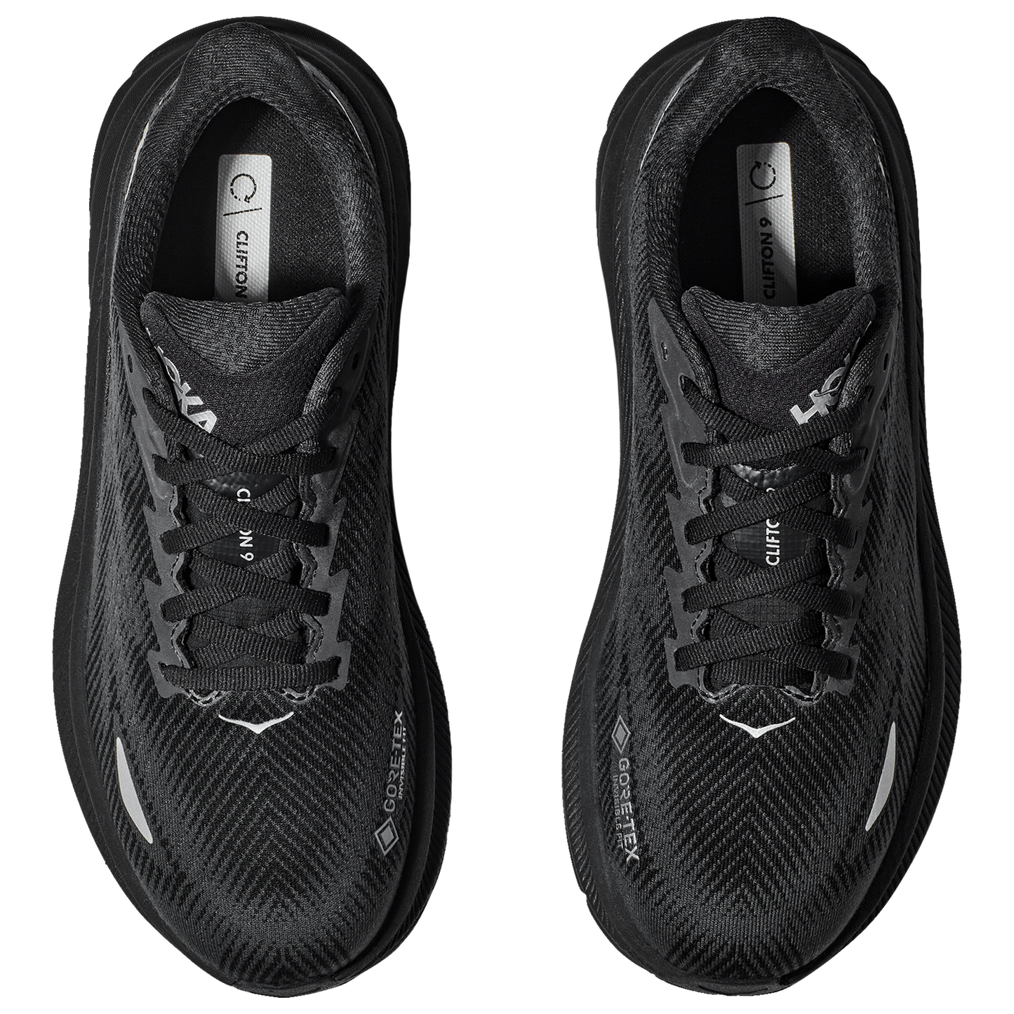 HOKA Clifton 9 GTX - Men's - Black/Black/Black