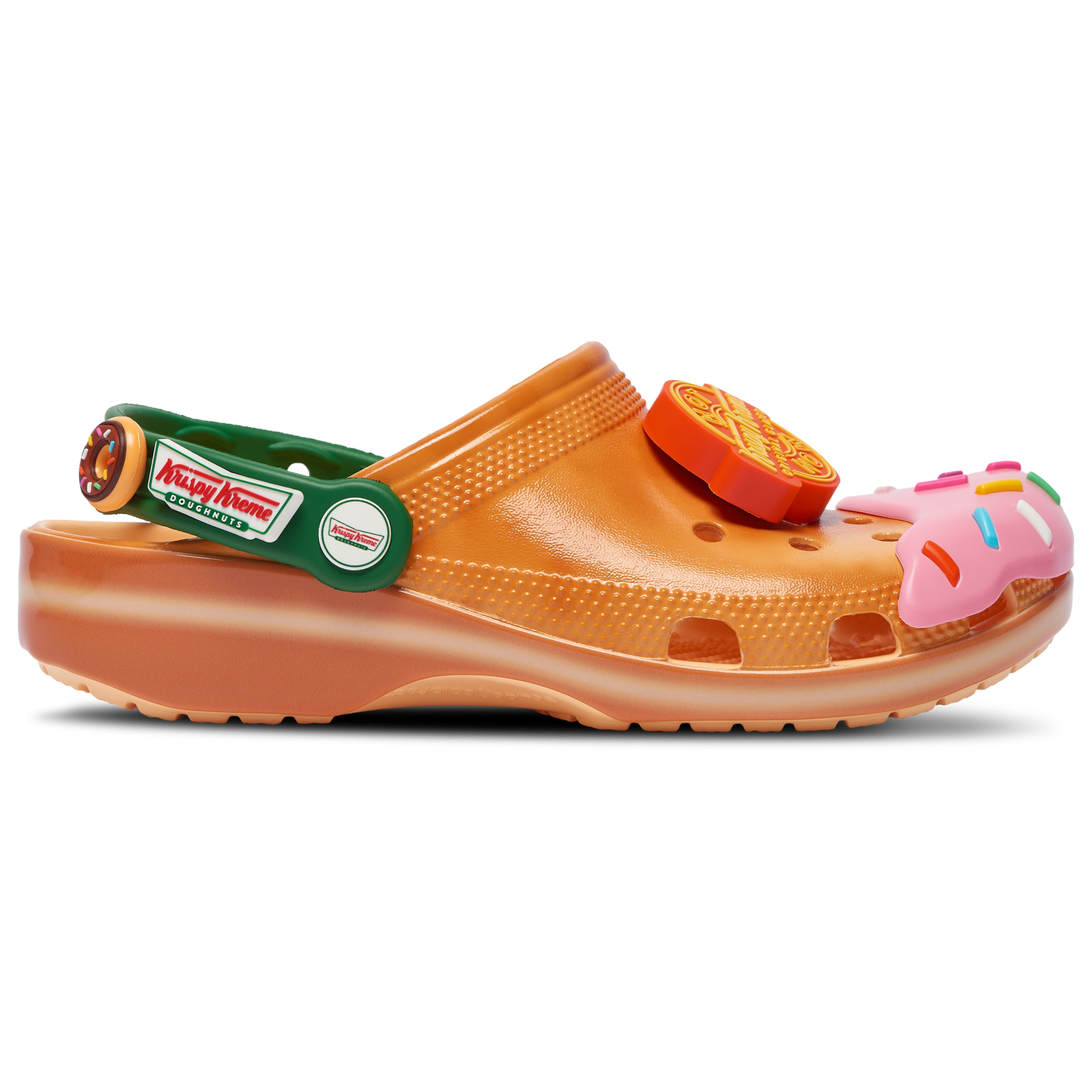 Crocs Krispy Kreme Classic Clogs - Men's - Orange/Green/Pink