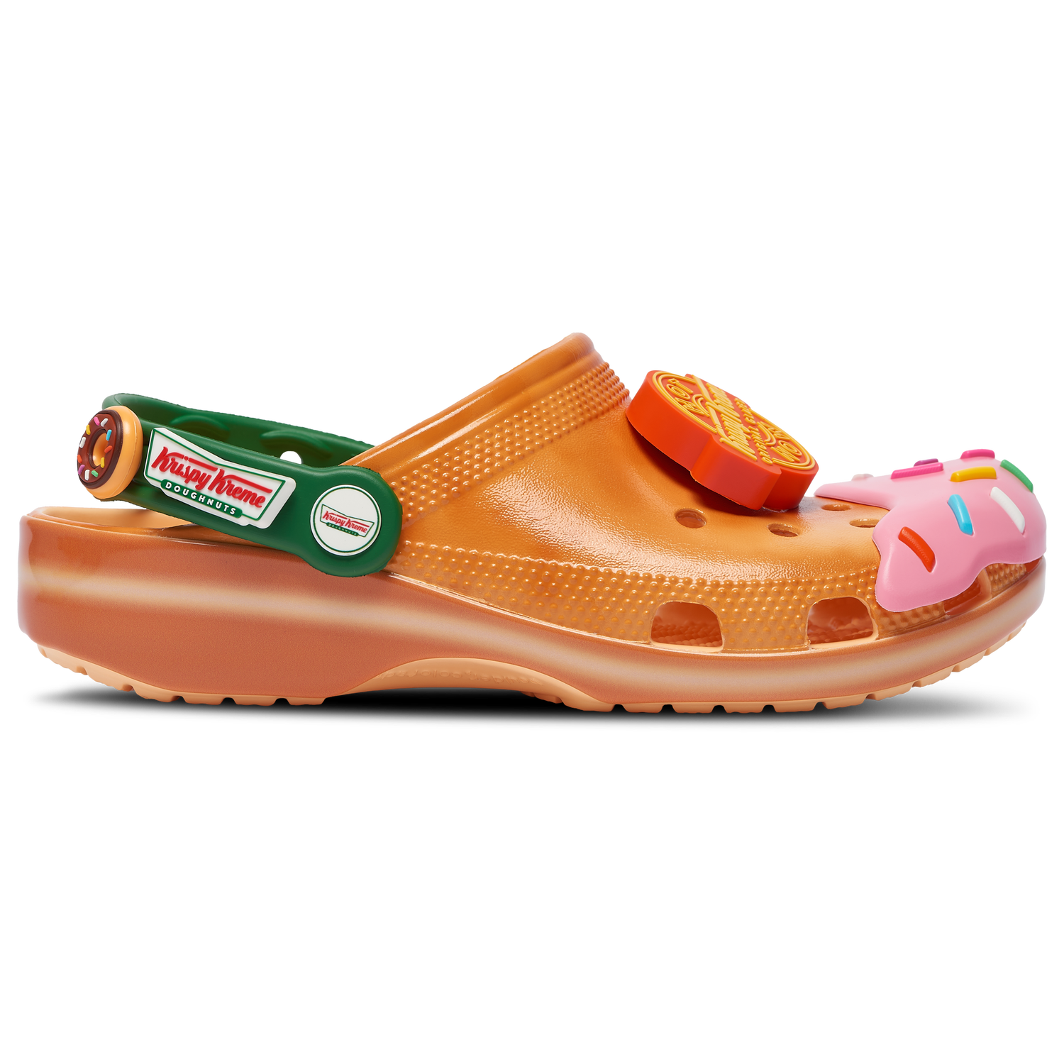 Crocs Krispy Kreme Classic Clogs - Men's - Orange/Green/Pink