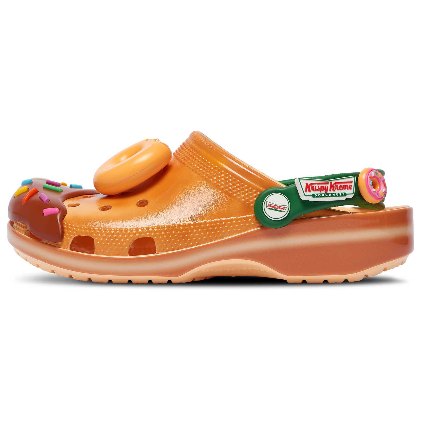 Crocs Krispy Kreme Classic Clogs - Men's - Orange/Green/Pink
