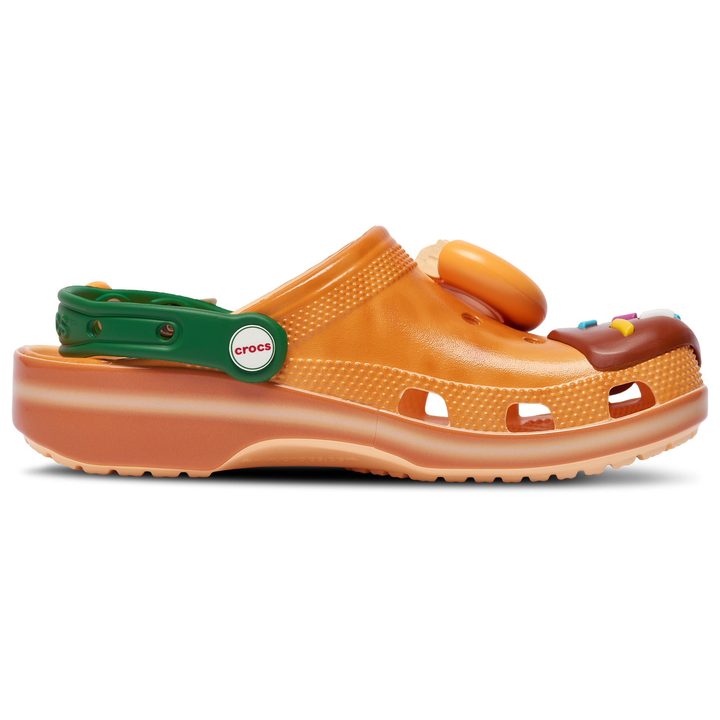 Crocs Krispy Kreme Classic Clogs - Men's - Orange/Green/Pink