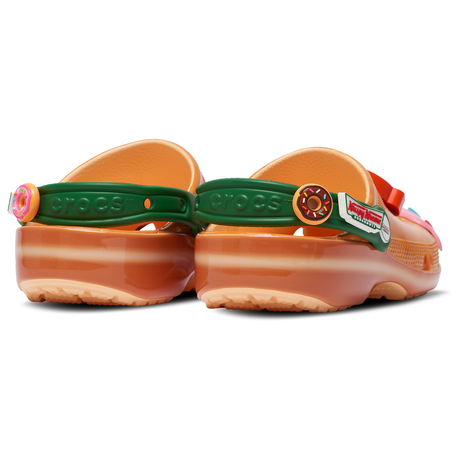 Crocs Krispy Kreme Classic Clogs - Men's - Orange/Green/Pink