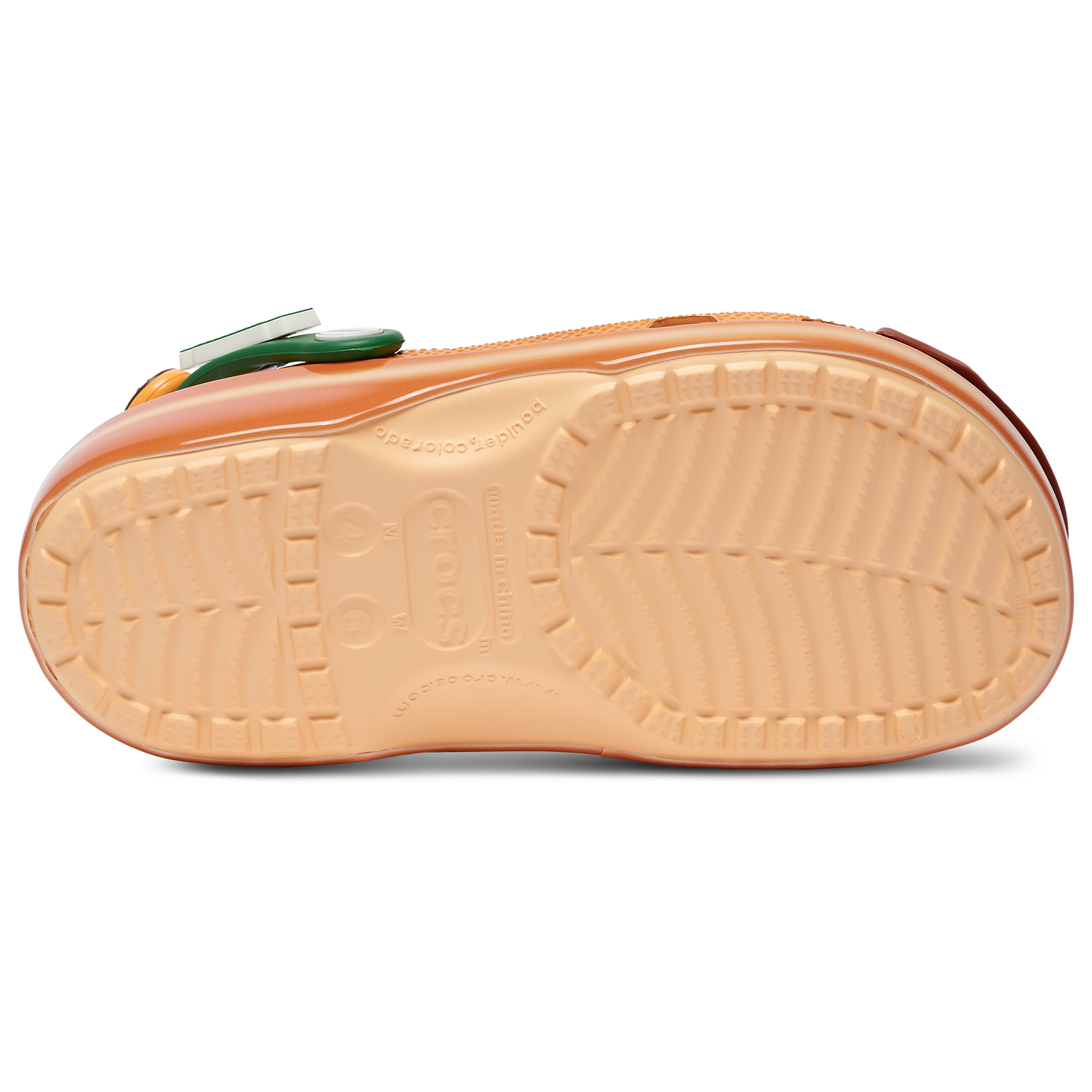 Crocs Krispy Kreme Classic Clogs - Men's - Orange/Green/Pink