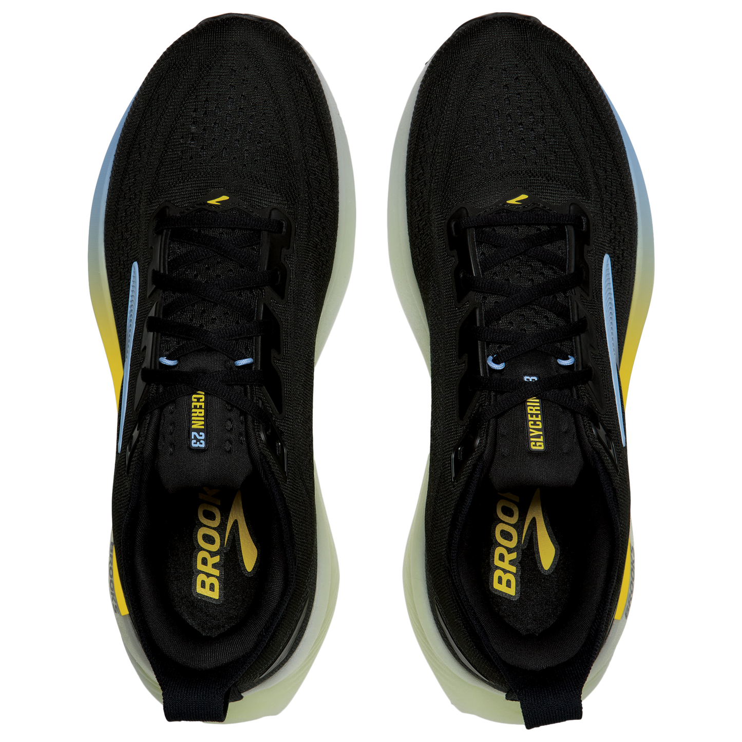 Brooks Glycerin 23 - Men's - Black/Yellow/Black