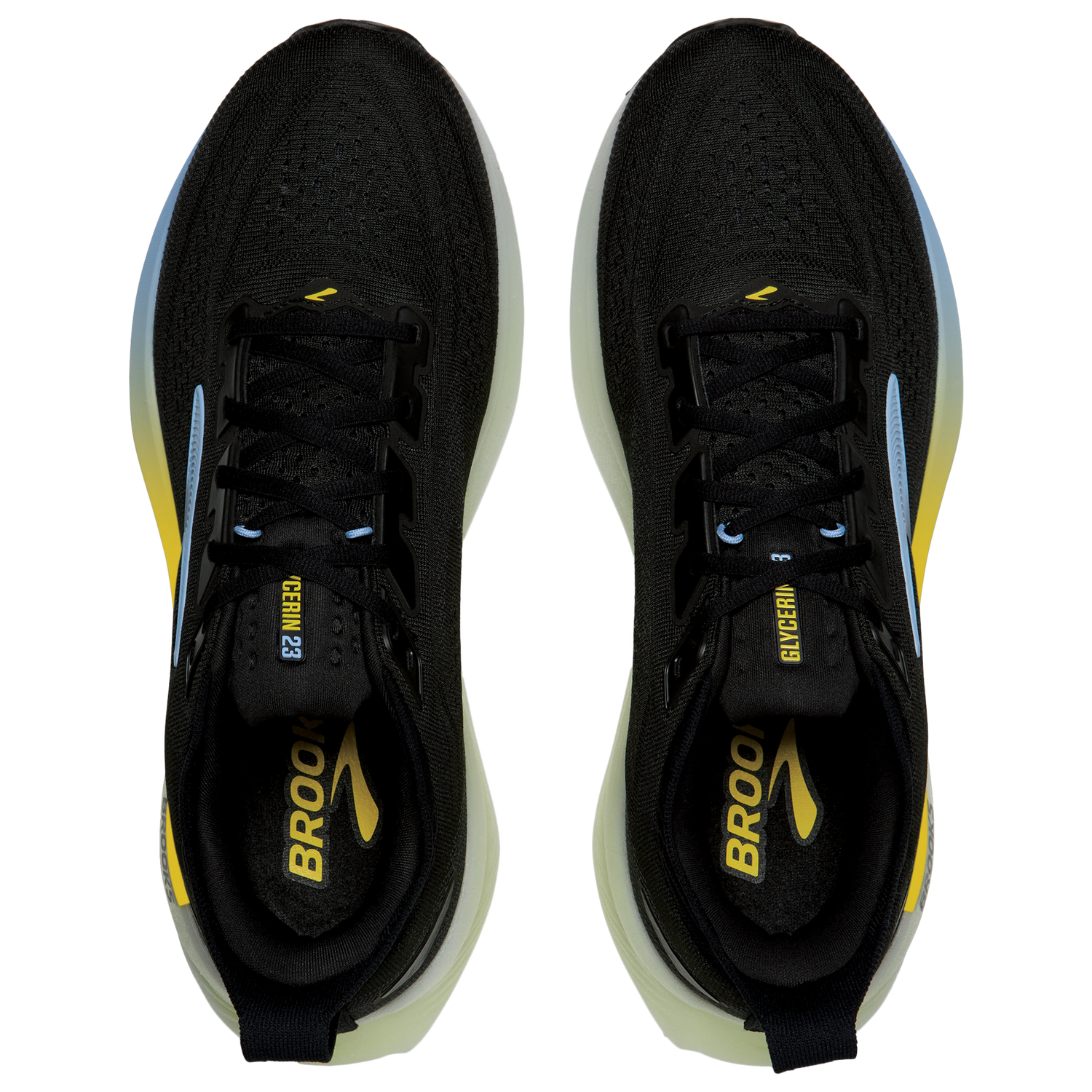 Brooks Glycerin 23 - Men's - Black/Yellow/Black
