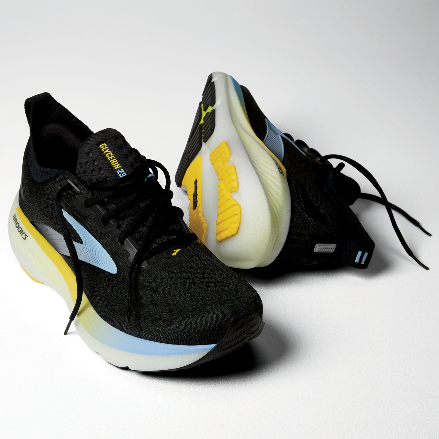 Brooks Glycerin 23 - Men's - Black/Yellow/Black