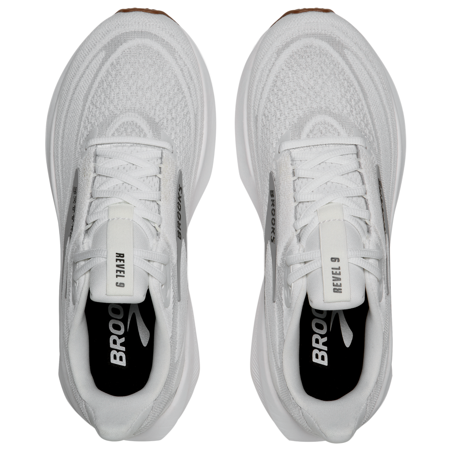 Brooks Revel 9 - Men's - White/Gray/Black