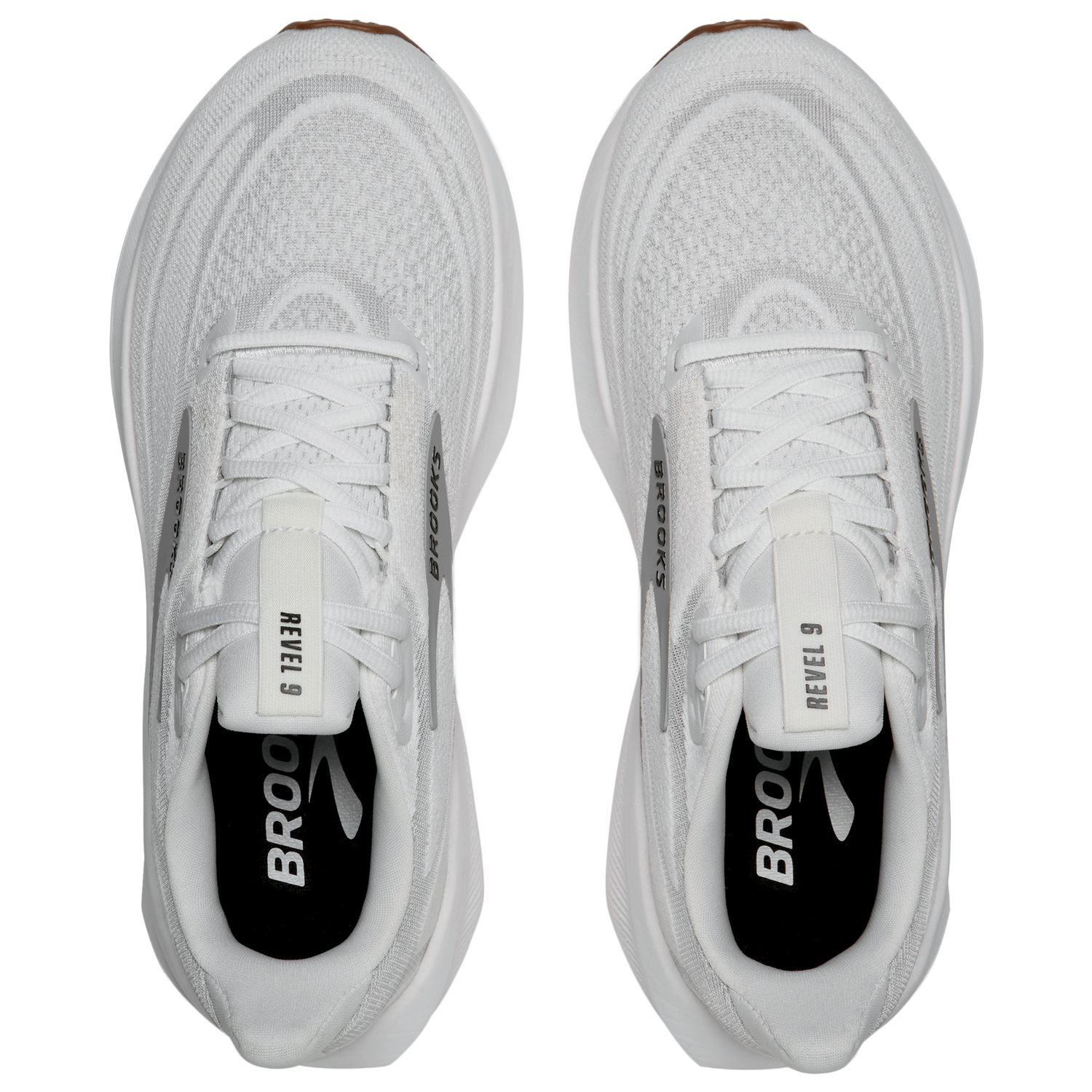 Brooks Revel 9 - Men's - White/Gray/Black