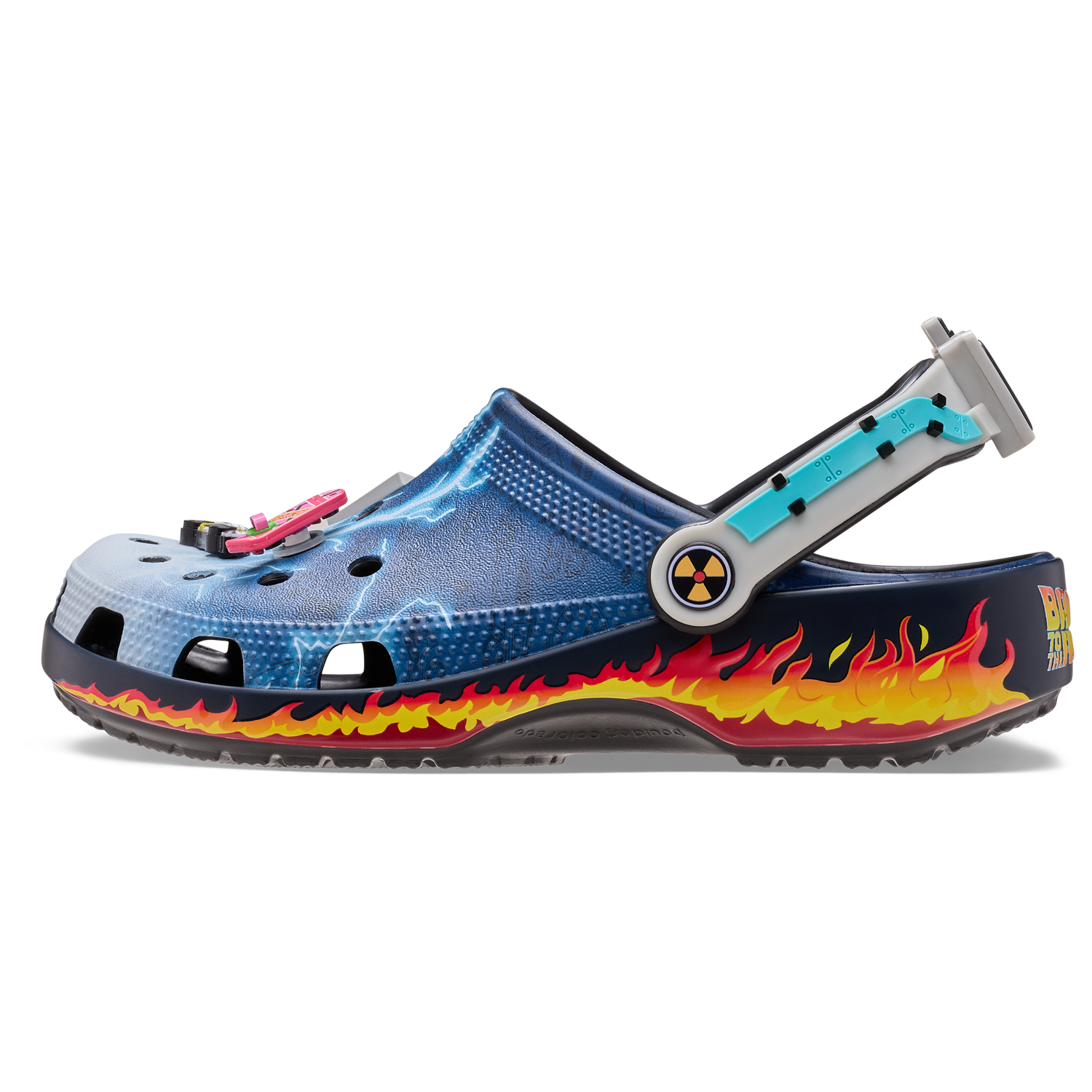 Crocs Back to The Future Classic Clogs - Men's - Blue/Multi