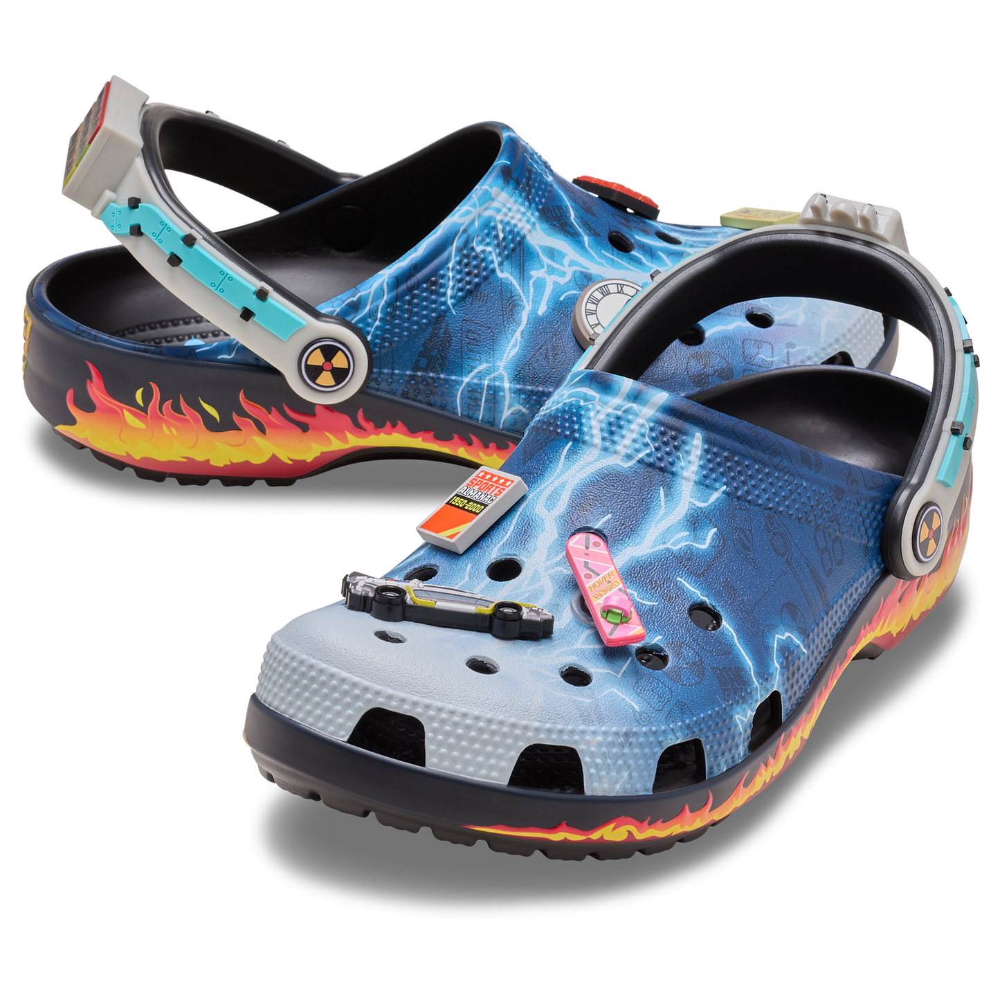 Crocs Back to The Future Classic Clogs - Men's - Blue/Multi