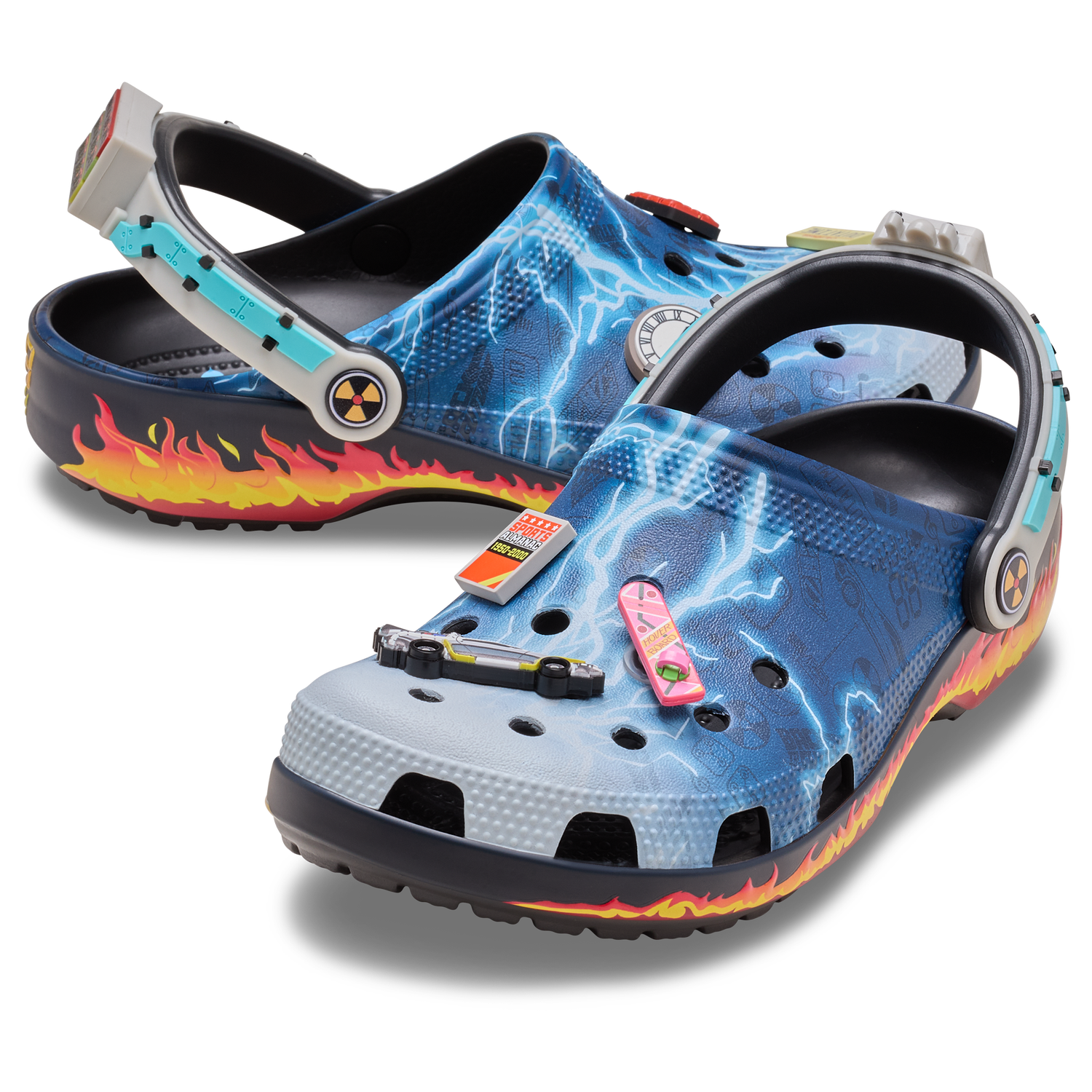 Crocs Back to The Future Classic Clogs - Men's - Blue/Multi