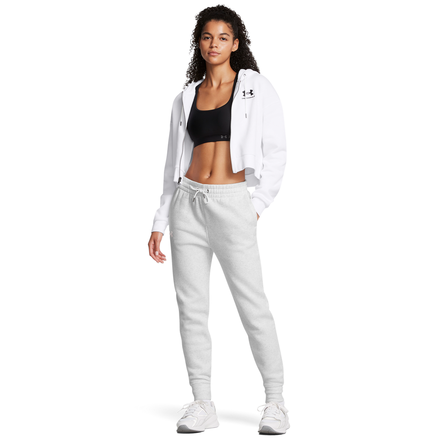 Under Armour Icon Fleece Jogger - Women's - Distant Gray/White
