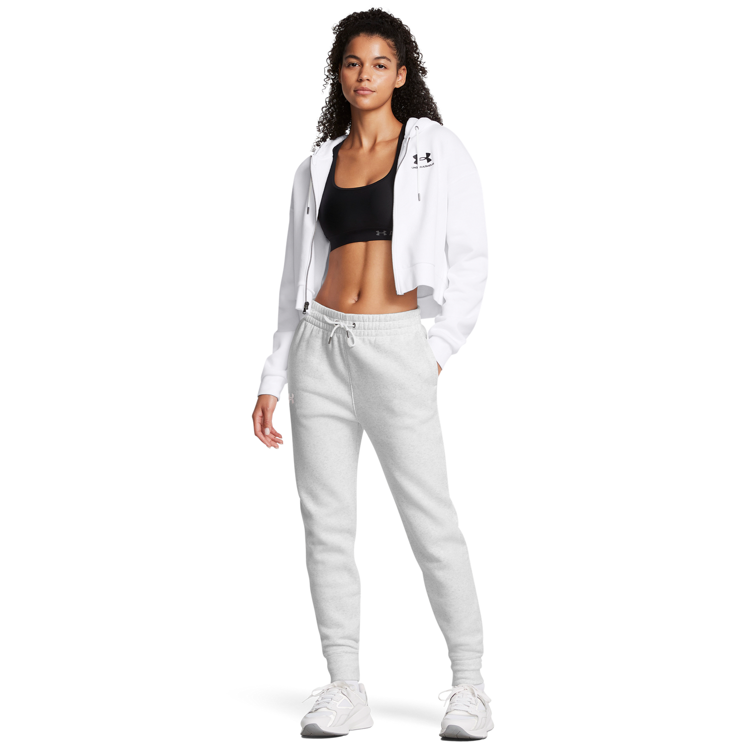 Under Armour Icon Fleece Jogger - Women's - Distant Gray/White
