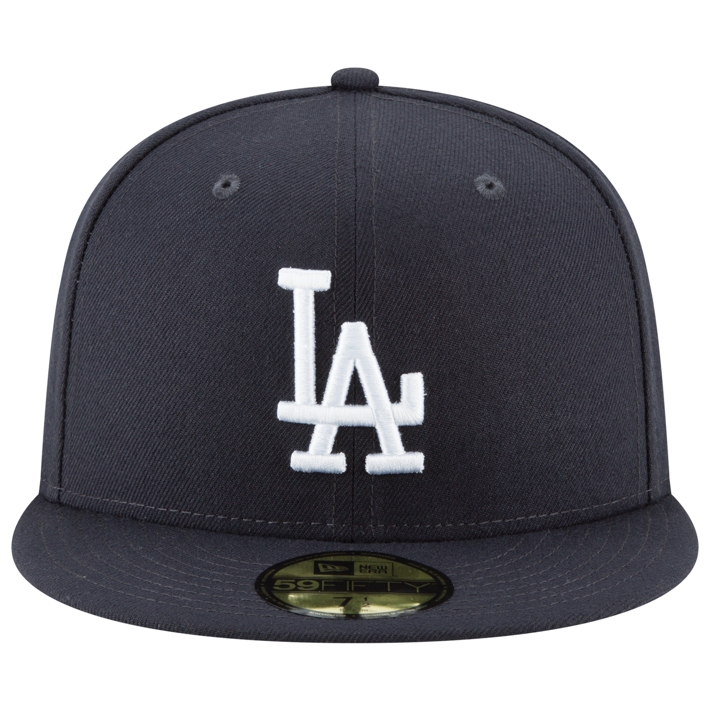 New Era Dodgers 59Fifty Basic Cap - Men's - Navy/White