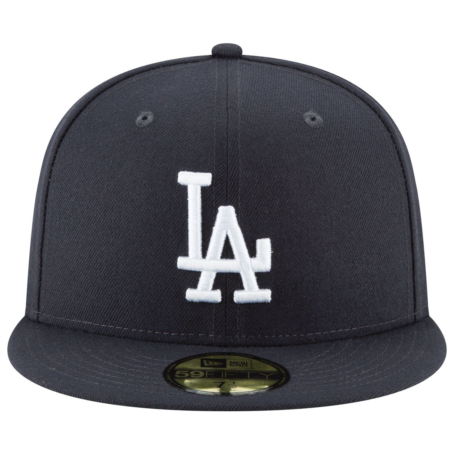 New Era Dodgers 59Fifty Basic Cap - Men's - Navy/White