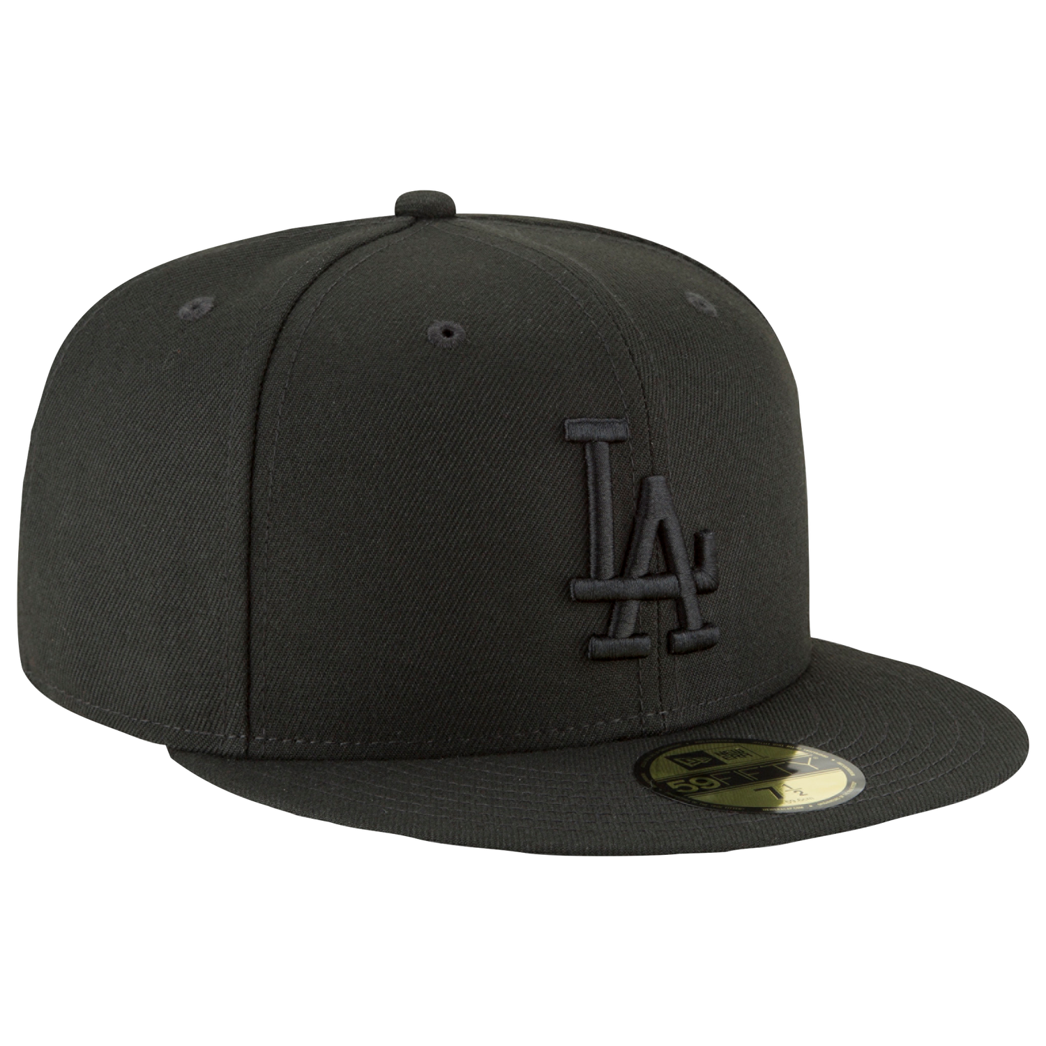 New Era Dodgers 59Fifty Cap - Men's - Black/Black