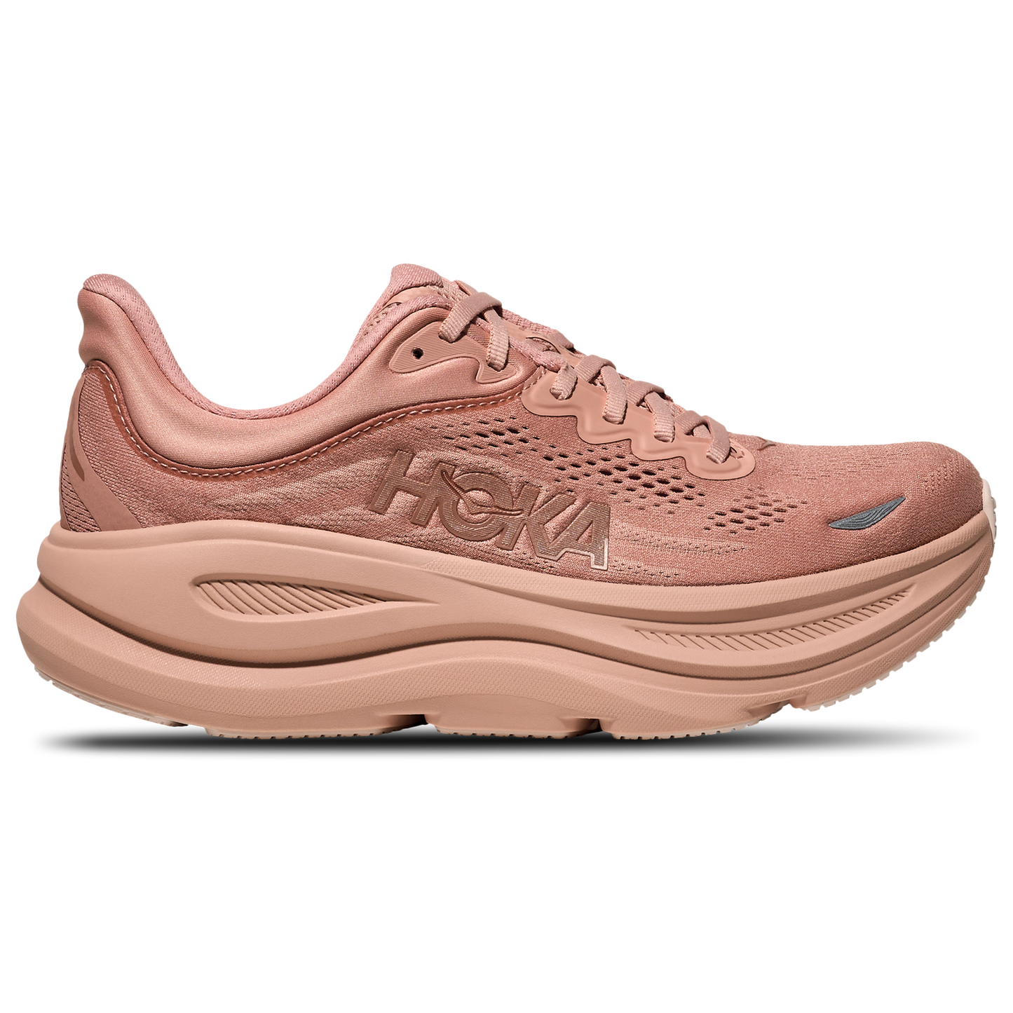 HOKA Bondi 9 - Women's - Rose Gold/Sienna