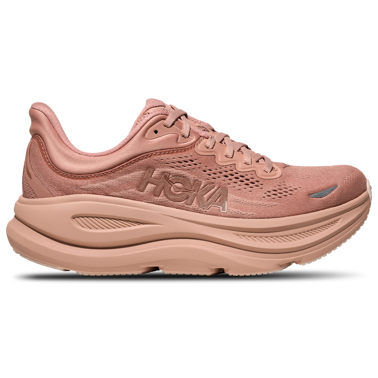 HOKA Bondi 9 - Women's - Rose Gold/Sienna