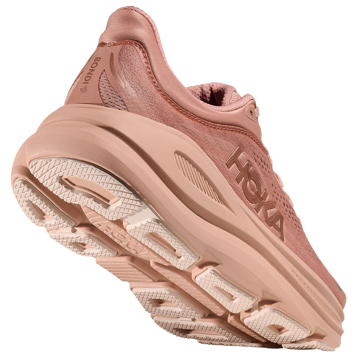 HOKA Bondi 9 - Women's - Rose Gold/Sienna
