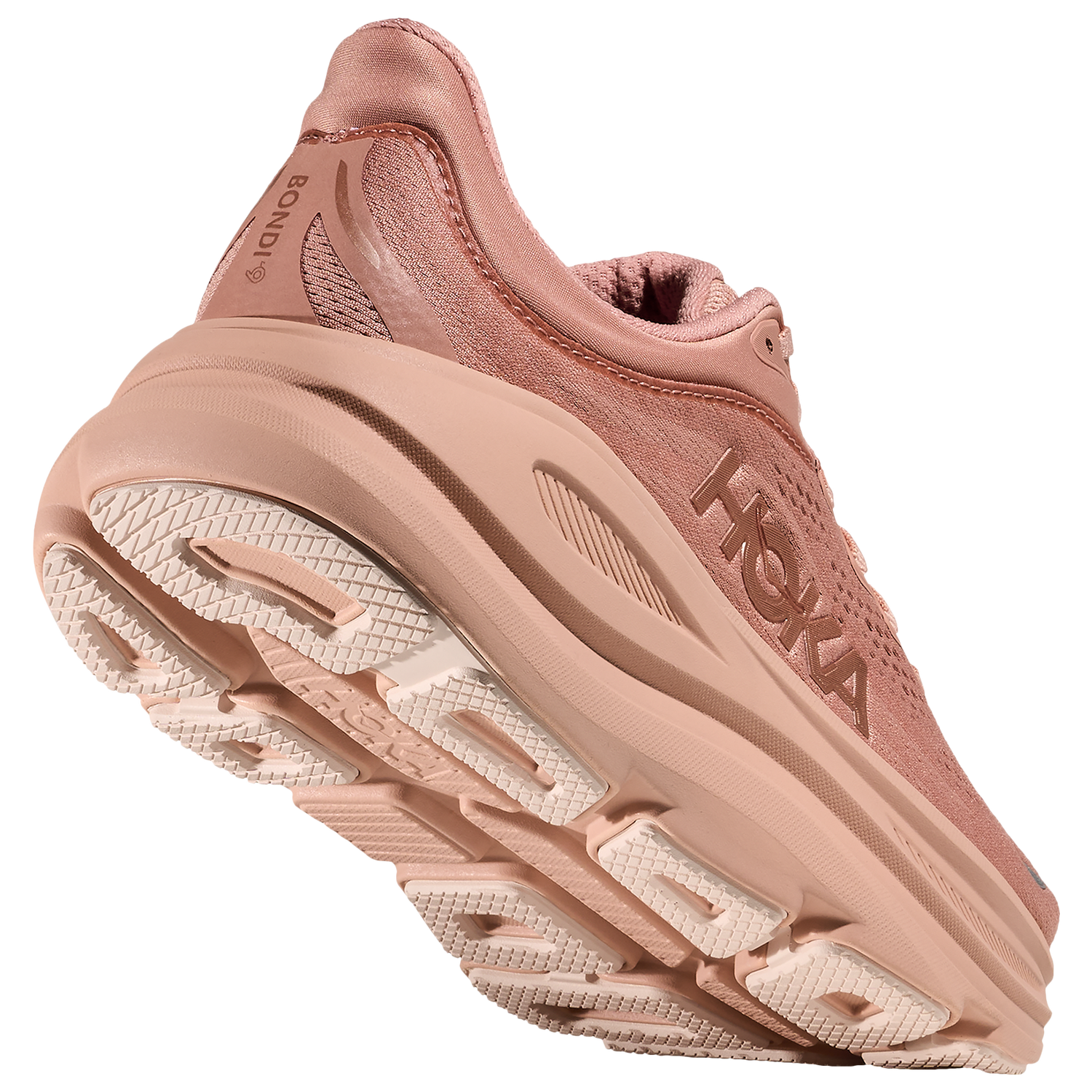 HOKA Bondi 9 - Women's - Rose Gold/Sienna