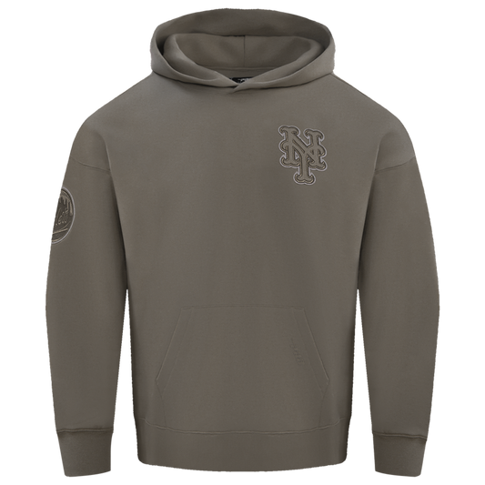 Pro Standard Mets Pullover Hoodie - Men's - Dark Taupe