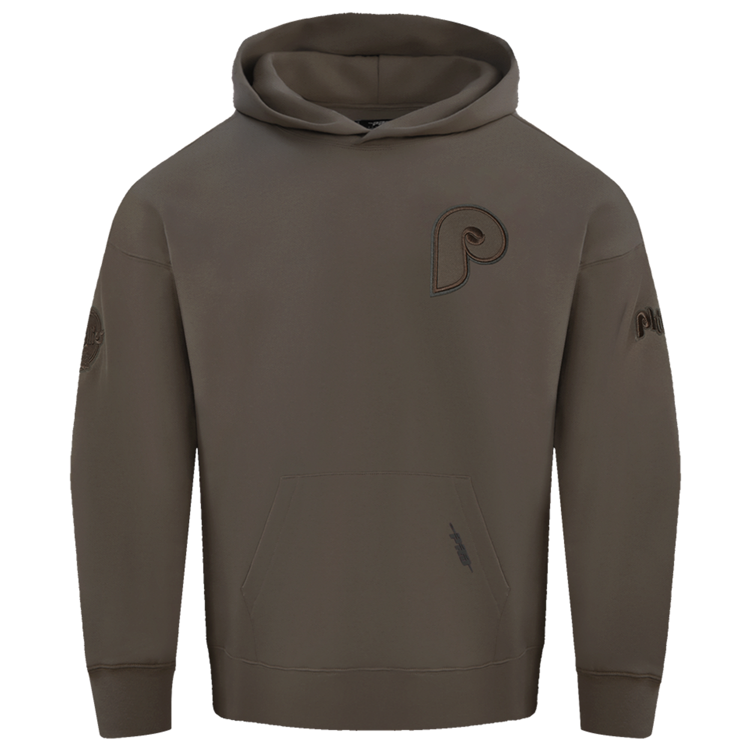 Pro Standard Phillies Pullover Hoodie - Men's - Dark Taupe