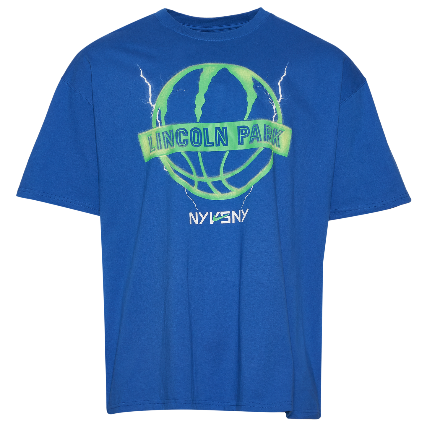 Nike Maximum 90 Short Sleeve T-Shirt - Men's - Green/Game Royal/White