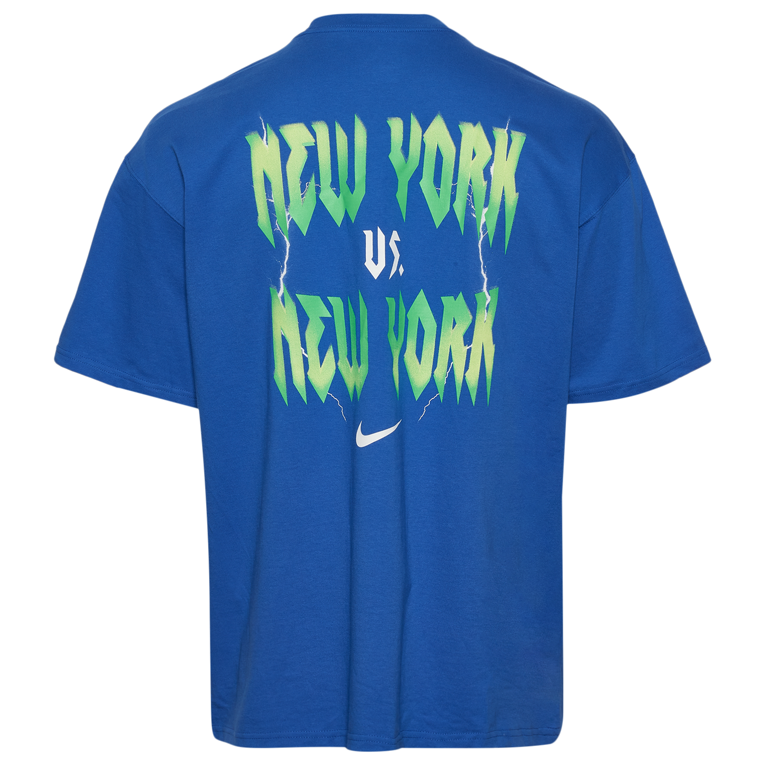 Nike Maximum 90 Short Sleeve T-Shirt - Men's - Green/Game Royal/White