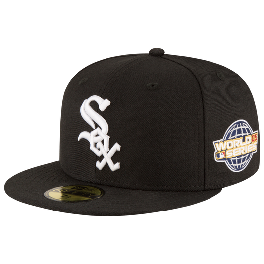 New Era MLB 2005 World Series Patch Fitted Cap - Men's - Black/White