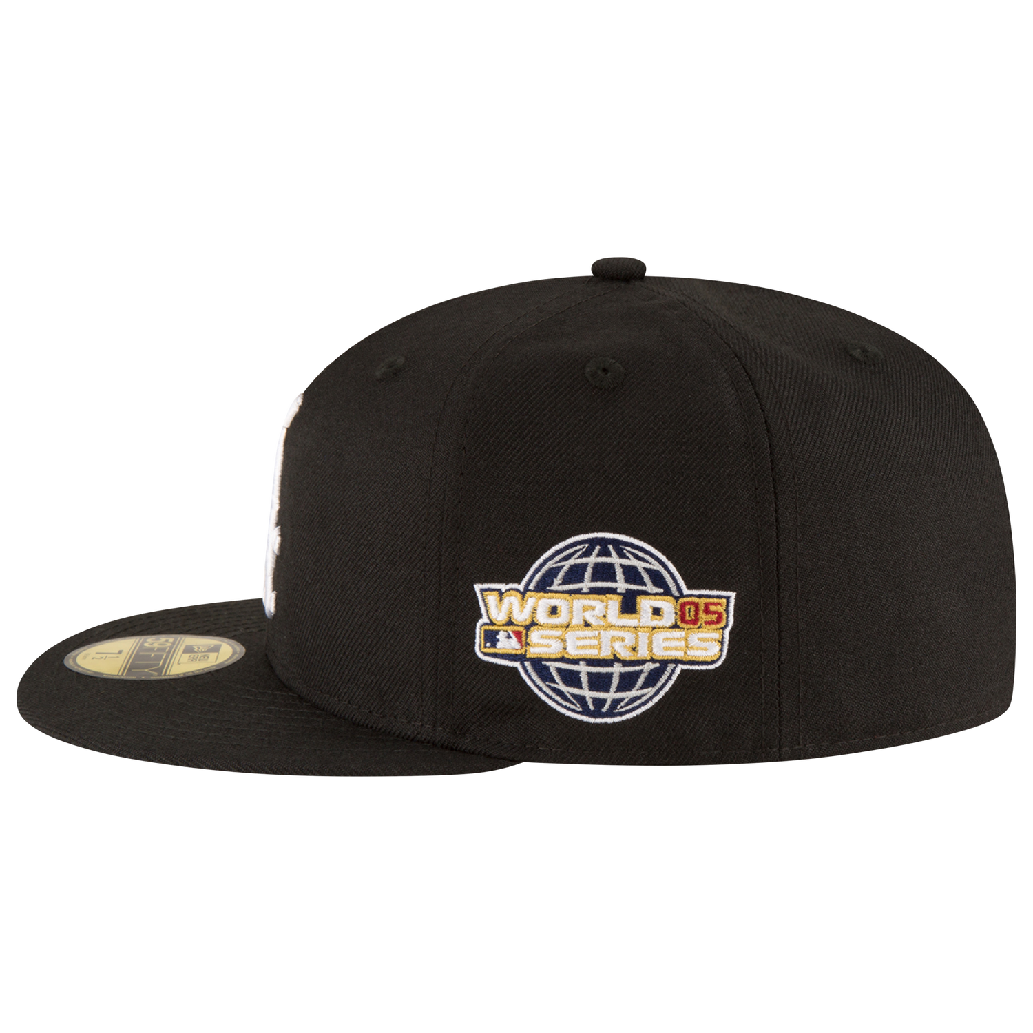 New Era MLB 2005 World Series Patch Fitted Cap - Men's - Black/White