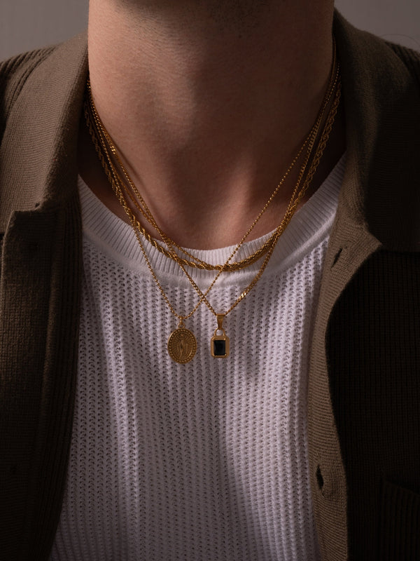 GEMSTONE CHAIN SET | 18K Gold
