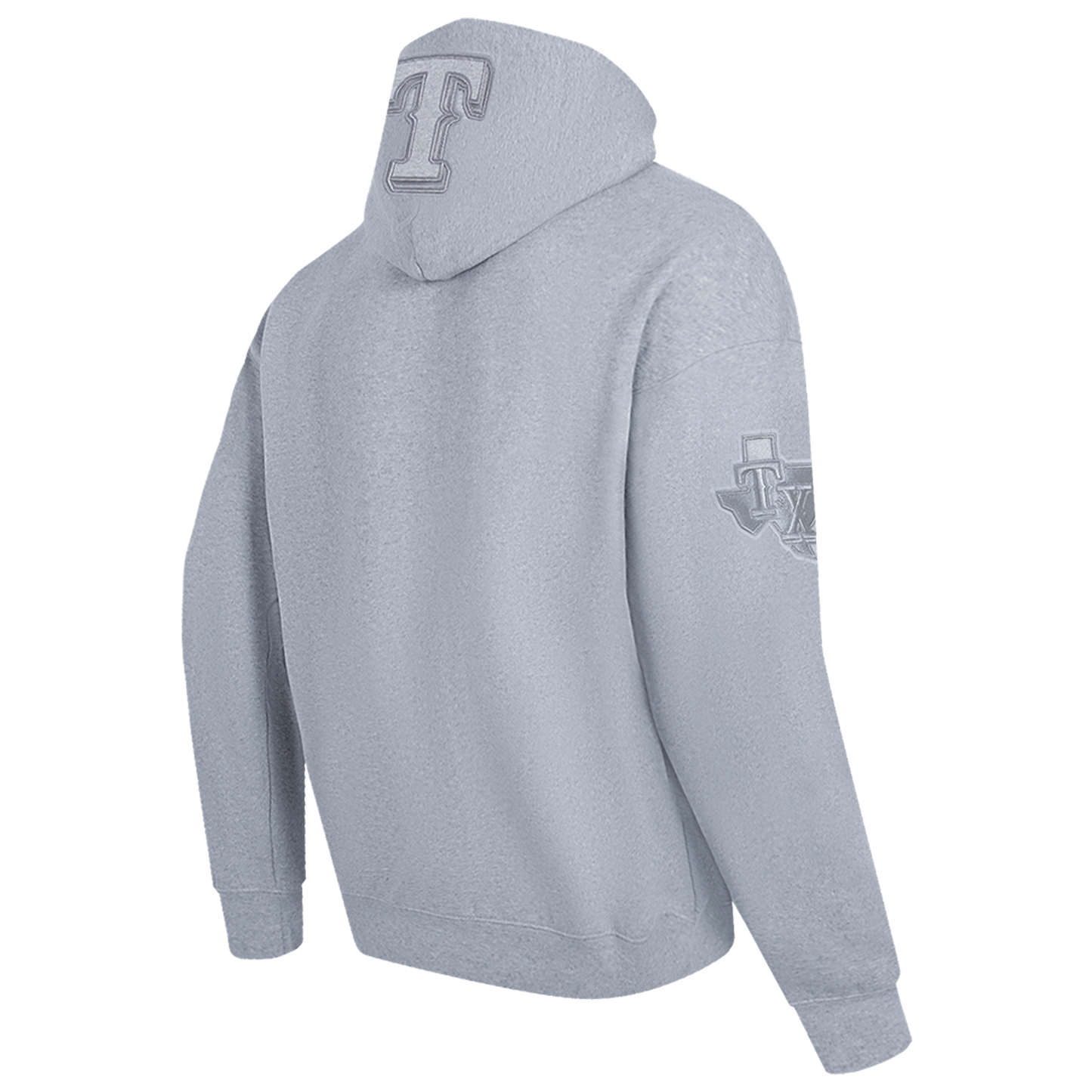 Pro Standard RANGERS NEUTRAL DROP SHOULDER FLC PO HOODIE - Men's - Dark Heather Gray