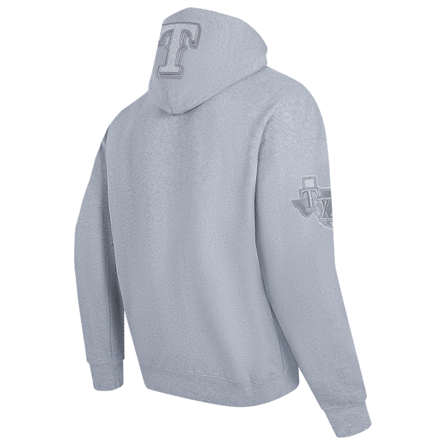 Pro Standard RANGERS NEUTRAL DROP SHOULDER FLC PO HOODIE - Men's - Dark Heather Gray