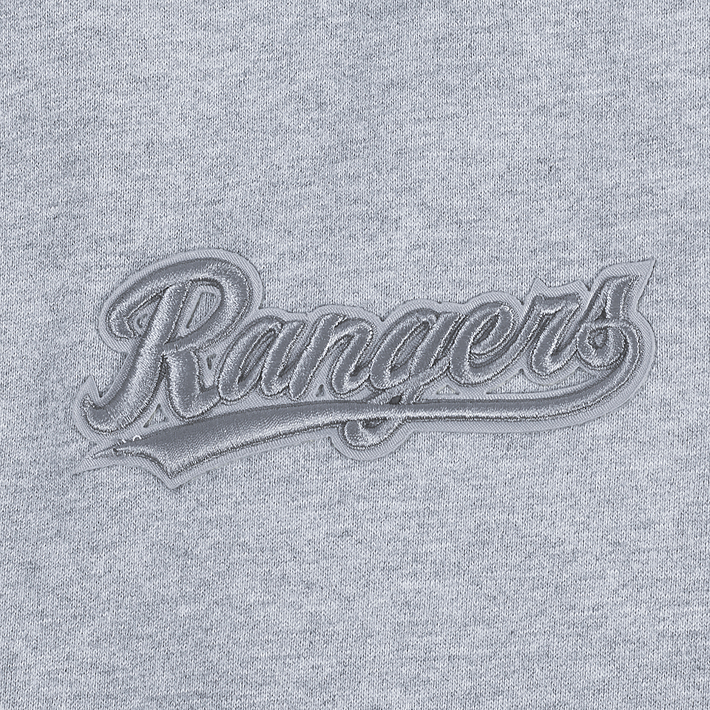 Pro Standard RANGERS NEUTRAL DROP SHOULDER FLC PO HOODIE - Men's - Dark Heather Gray