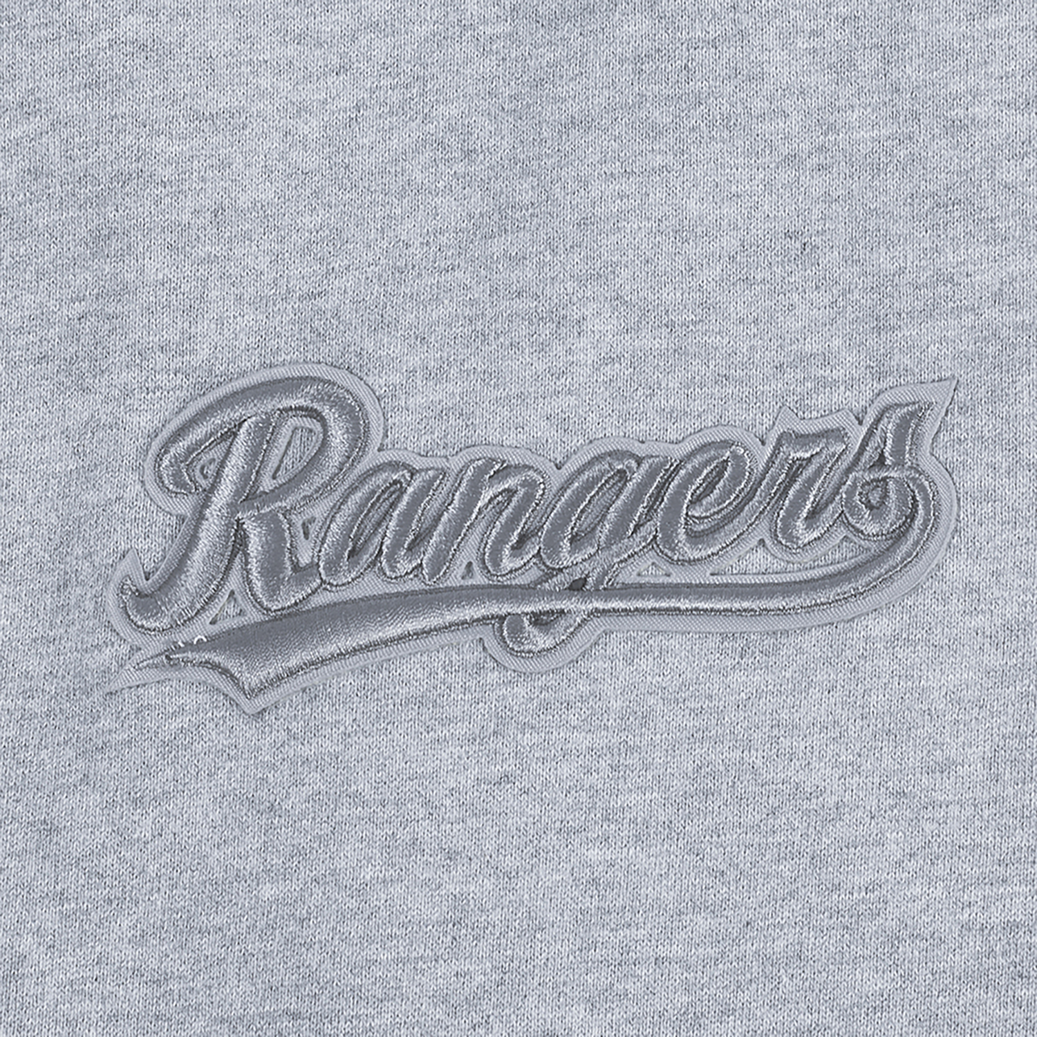 Pro Standard RANGERS NEUTRAL DROP SHOULDER FLC PO HOODIE - Men's - Dark Heather Gray