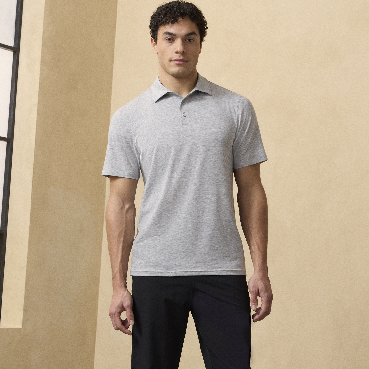 CSG Club Polo - Men's - Heather Gray
