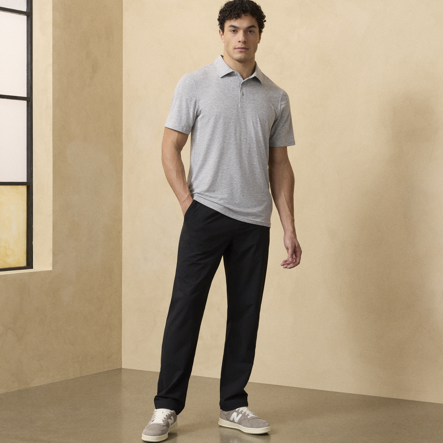 CSG Club Polo - Men's - Heather Gray