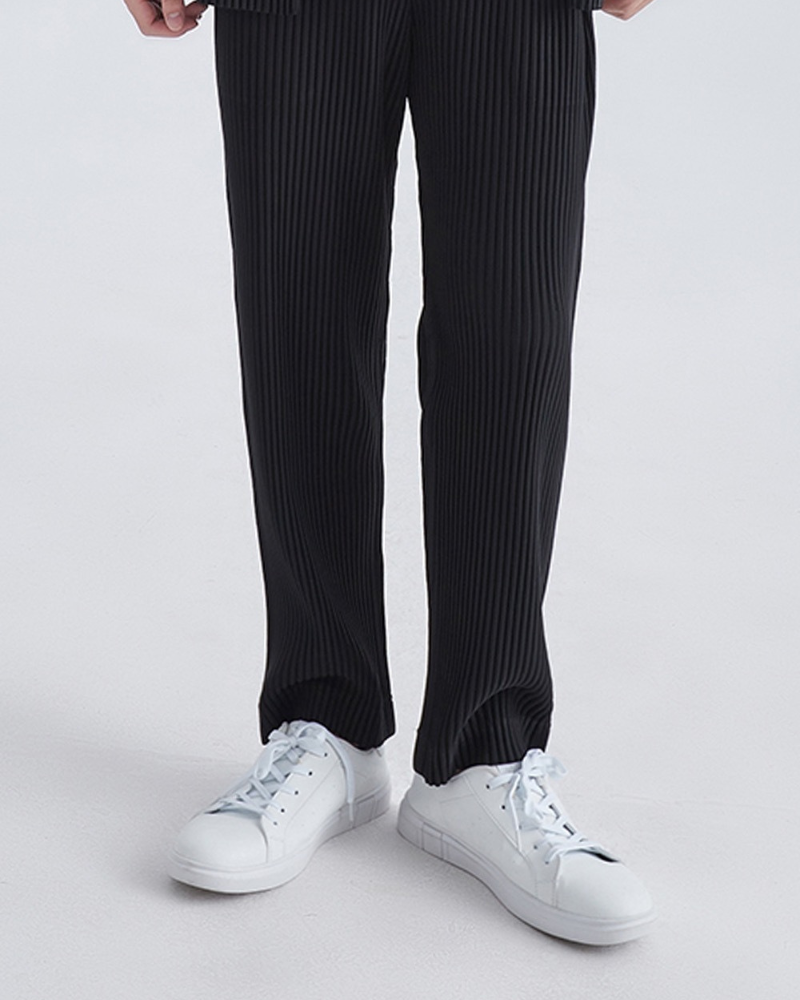 Ribbed Cotton Pantalon - foto 2